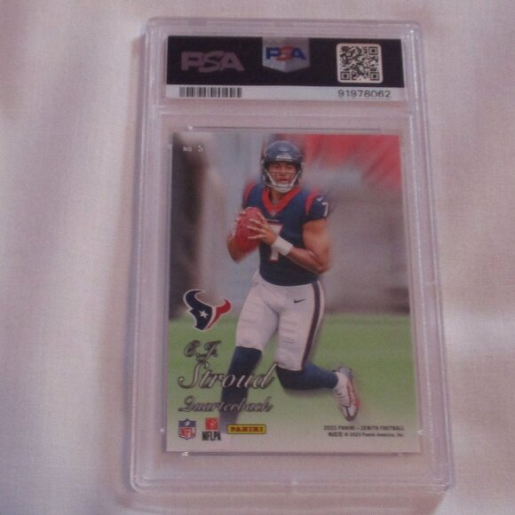 2023 ZENITH CJ STROUD 1994 PACIFIC #5 PSA 10 - Picture 2 of 2